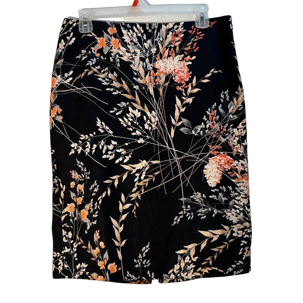 Talbots Floral Office Pencil Skirt Size 6